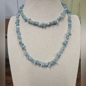 BOGO💖Long Amazonite Stone Chip Necklace